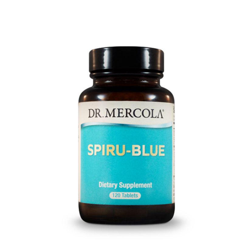 Dr Mercola Blue Spirulina Tablets (120) With Astaxanthin Naturesupplies