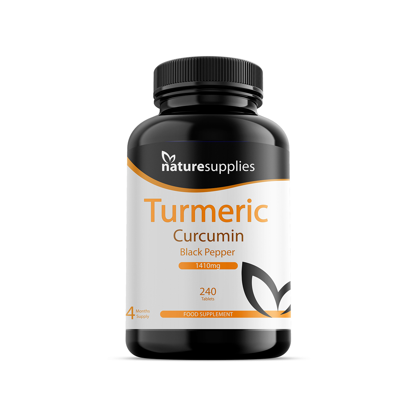 Turmeric & Blackpepper x 240 Tablets Naturesupplies