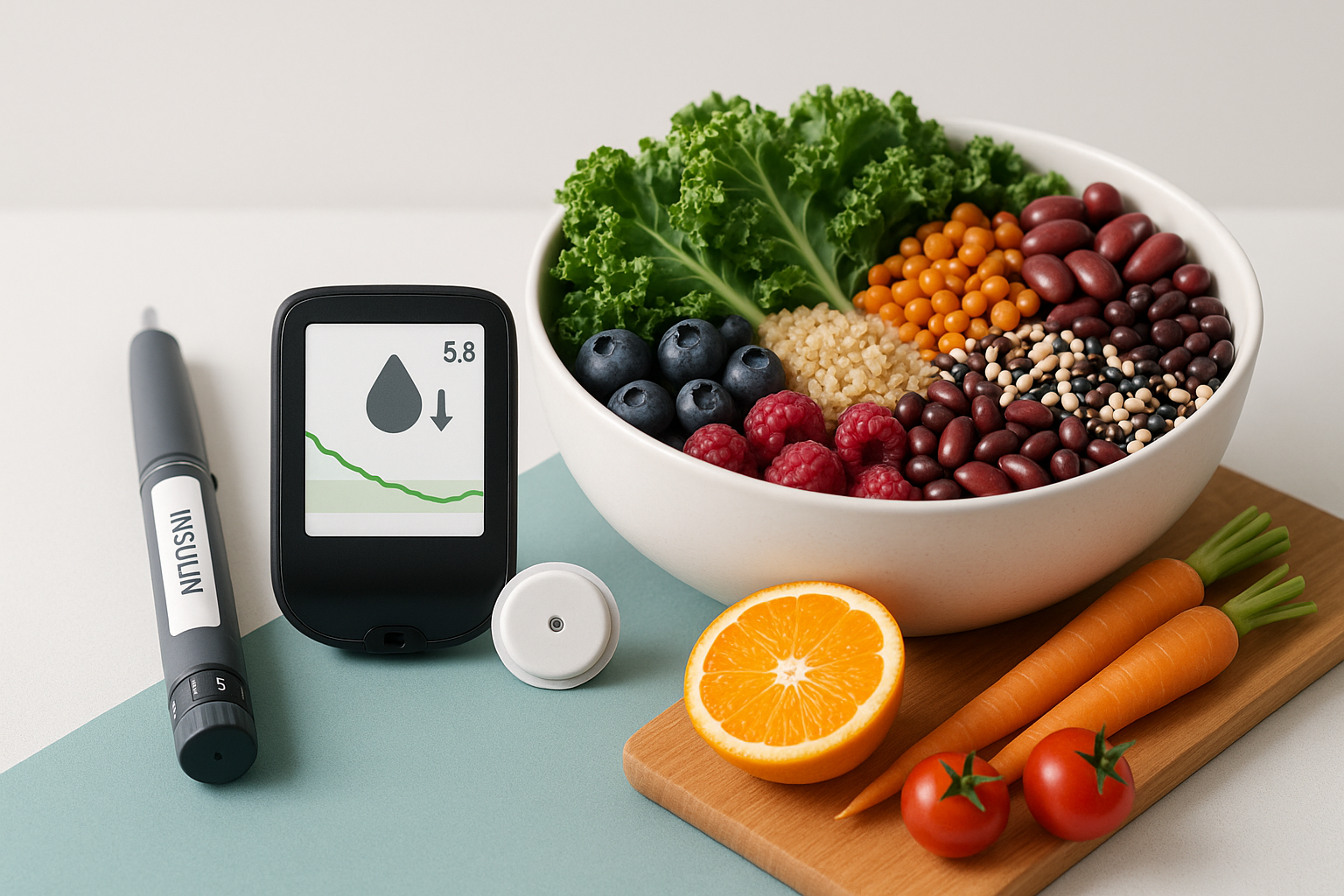 How a Low-Fat Vegan Diet May Cut Insulin Needs in Type 1 Diabetes